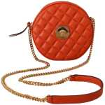 Versace Elegant Round Nappa Leather Crossbody Bag 8