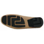 Versace Exquisite Medusa Gold Tone Leather Loafers 6