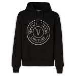 Versace Jeans Stunning Hooded Black Cotton Sweatshirt 3