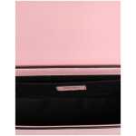 Versace Pink Grainy Calf Leather Logo Crossbody Shoulder Bag 5