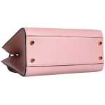 Versace Pink Small Top Handle Grainy Calf Leather Crossbody Bag 4