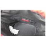 Versace Red Quilted Leather Drawstring Shoulder Bag Bucket Crossbody Handbag