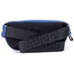 Versace Small Navy Calf Leather Medusa Pendant Fanny Waist Pack Belt Bag