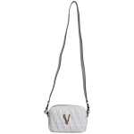 Versace White Quilted Nappa Leather Crossbody Shoulder Bag