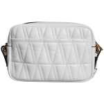 Versace White Quilted Nappa Leather Crossbody Shoulder Bag 7