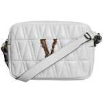 Versace White Quilted Nappa Leather Crossbody Shoulder Bag 8