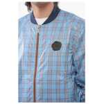 Viktor Rolf Front Zipped Checked Nylon Bomber Jacket 3