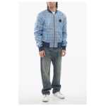 Viktor Rolf Front Zipped Checked Nylon Bomber Jacket 4