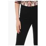 Wardrobenyc High Waisted Stretch Fabric Pants With Ankle Zip 3