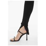 Wardrobenyc High Waisted Stretch Fabric Pants With Ankle Zip 4