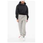 Y 3 Monochrome Brushed Cotton Hoodie 4