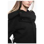 Yohji Yamamoto Wool Cropped Coat With Shawl Neckline 3