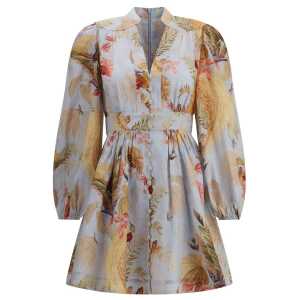 Zimmermann Ascension Plunge Mini Dress
