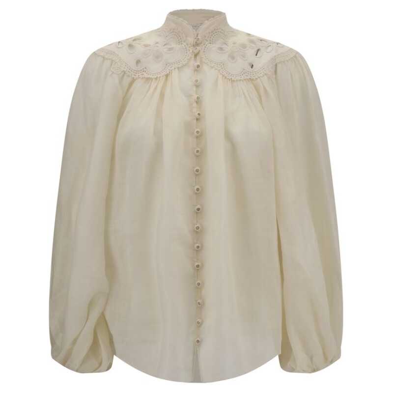 Zimmermann Embroidered Coco Blouse, theFeinheit