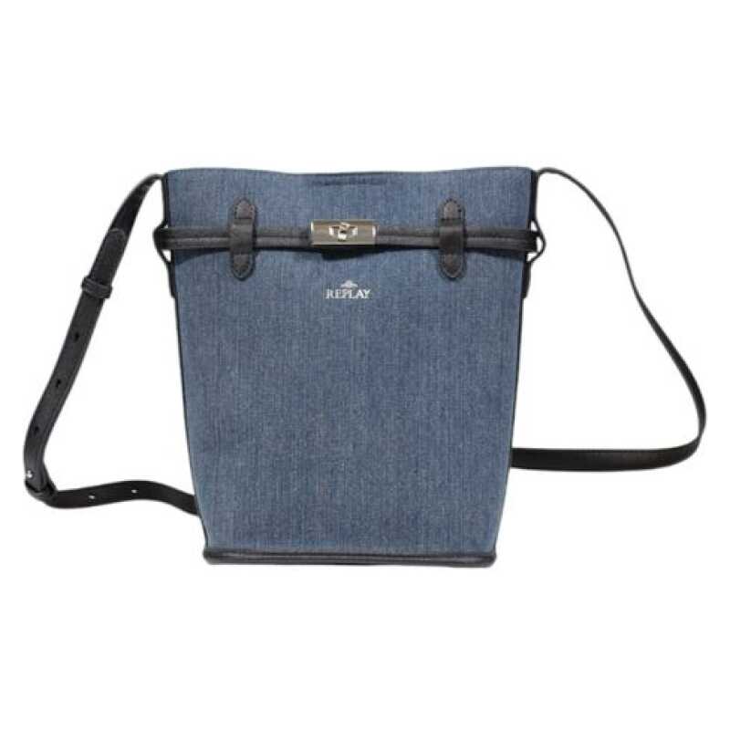 Replay Blue Cotton Handbag, theFeinheit
