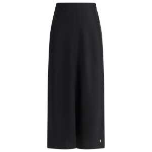 Ami Paris Satin midi Skirt