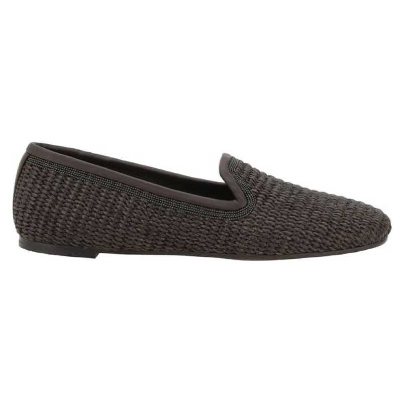 Brunello Cucinelli Raffia Loafers, theFeinheit