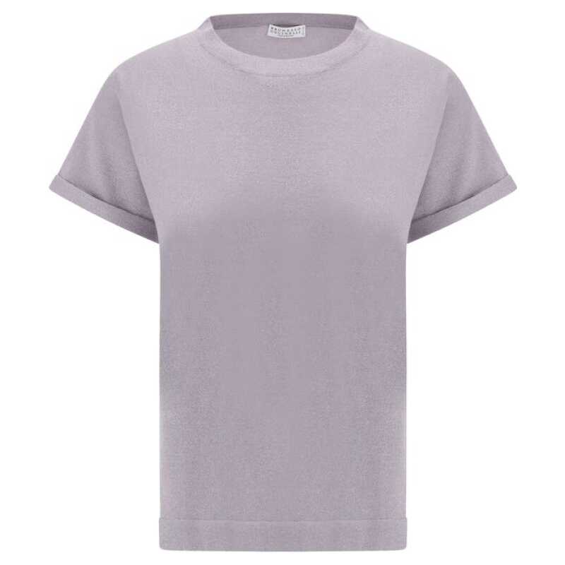 Brunello Cucinelli cashmere glitter T-shirt, theFeinheit