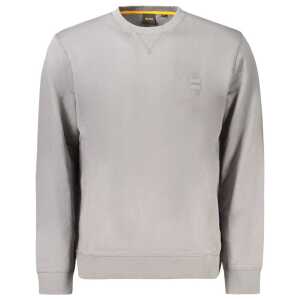 Hugo Boss Gray Cotton Men Sweater