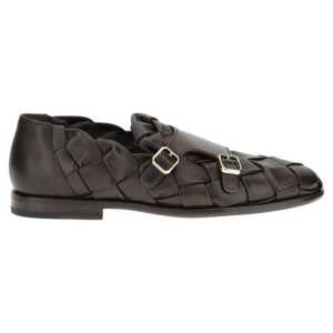 Santoni Woven weave Loafers