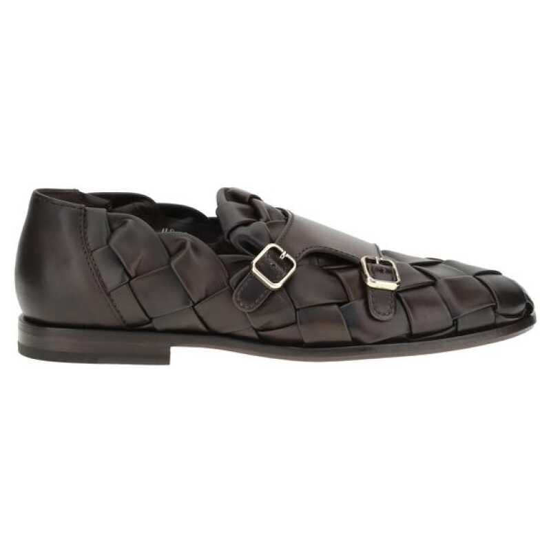 Santoni Woven weave Loafers, theFeinheit