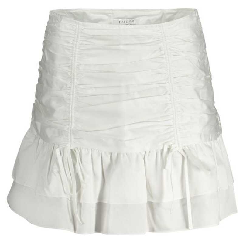 Guess Jeans White Cotton Women Skirt, theFeinheit
