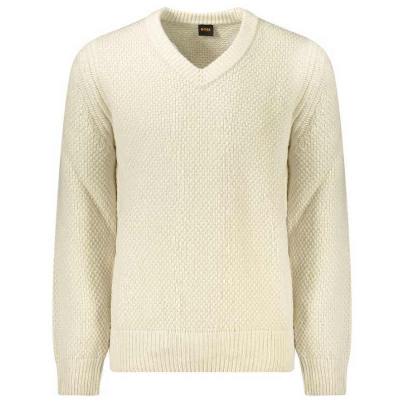 Hugo Boss Beige Wool Men Sweater, theFeinheit