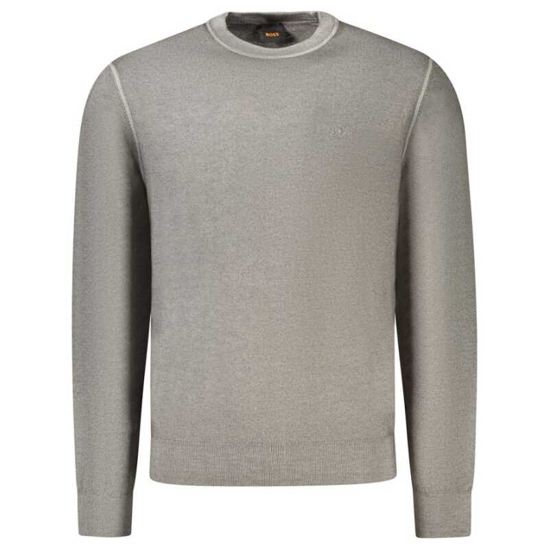 Hugo Boss Gray Wool Mens Sweater, theFeinheit
