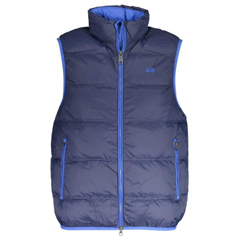 La Martina Blue Polyamide Men Jacket, theFeinheit