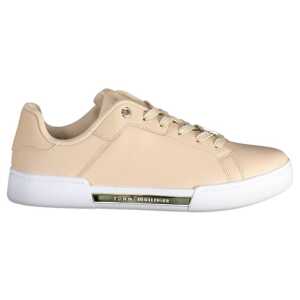 Tommy Hilfiger Pink Leather Women Sneaker