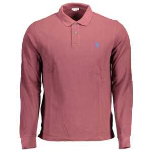 U.S. POLO ASSN. Purple Cotton Men Polo Shirt