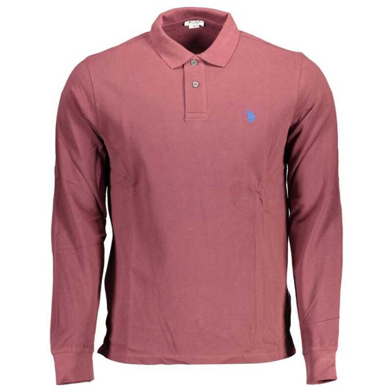 U.S. POLO ASSN. Purple Cotton Men Polo Shirt, theFeinheit
