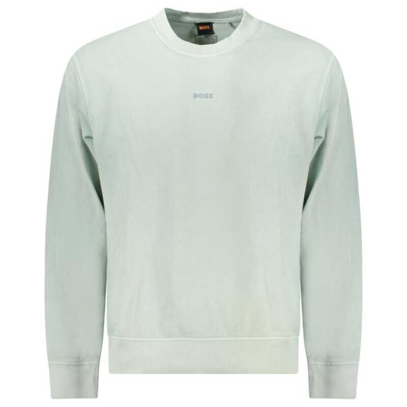 Hugo Boss Green Cotton Men Sweater, theFeinheit
