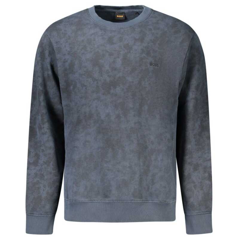 Hugo Boss Blue Cotton Men Sweater, theFeinheit