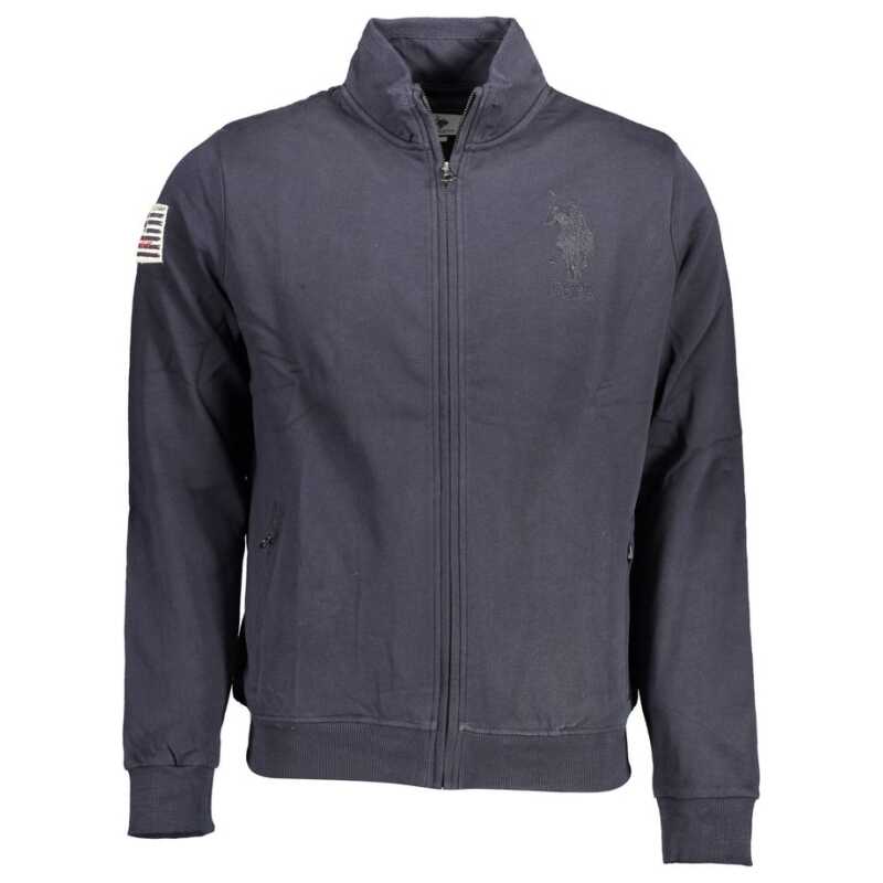 U.S. POLO ASSN. Blue Cotton Men Sweater, theFeinheit
