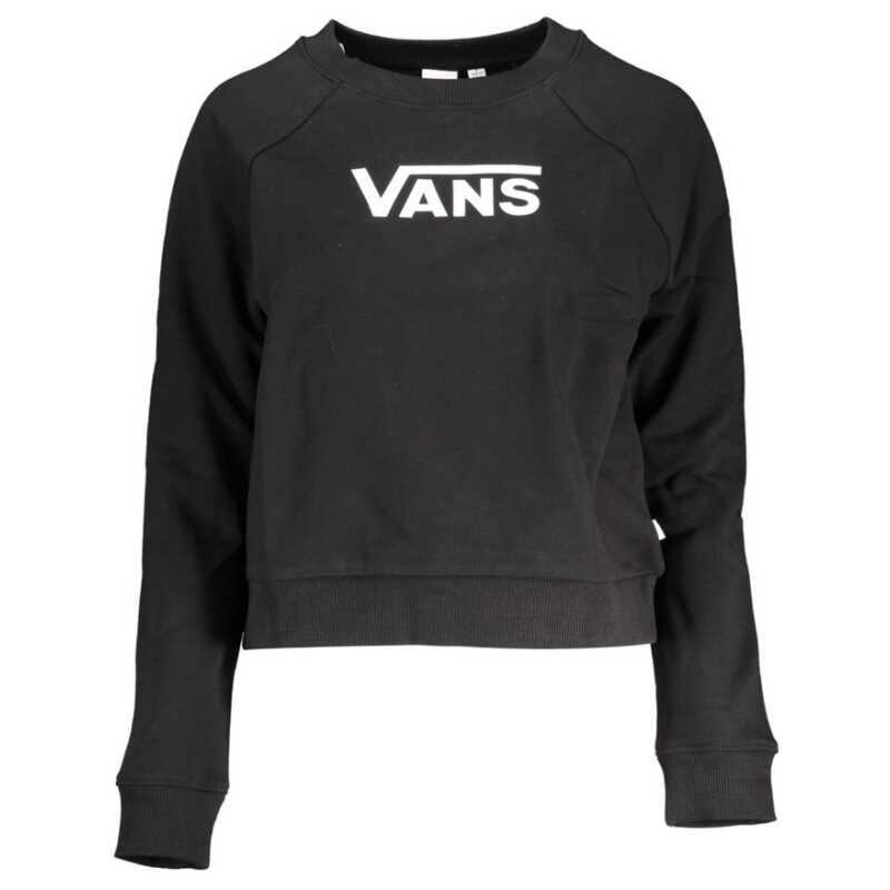 Vans Black Cotton Women Sweater, theFeinheit