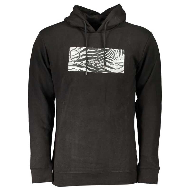 Cavalli Class Black Cotton Men Sweater, theFeinheit