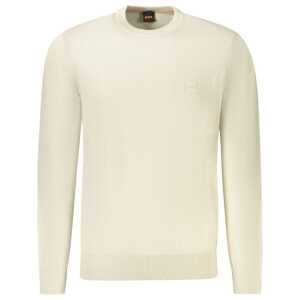 Hugo Boss Beige Cotton Men Sweater