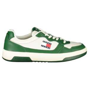 Tommy Hilfiger White Leather Men Sneaker