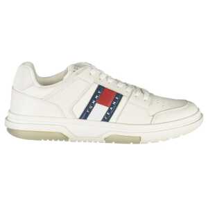 Tommy Hilfiger White Leather Men Sneaker