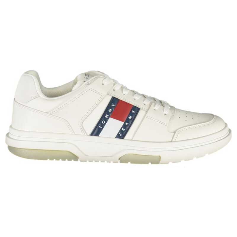 Tommy Hilfiger White Leather Men Sneaker, theFeinheit