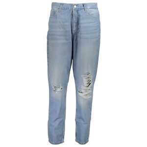 Calvin Klein Blue Cotton Women Jeans