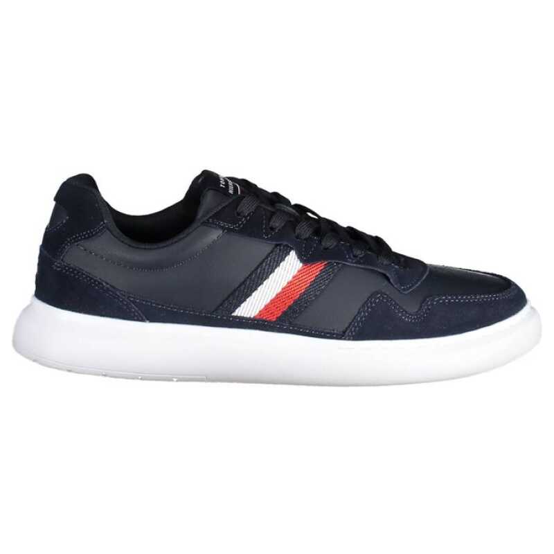 Tommy Hilfiger Blue Leather Men Sneaker, theFeinheit