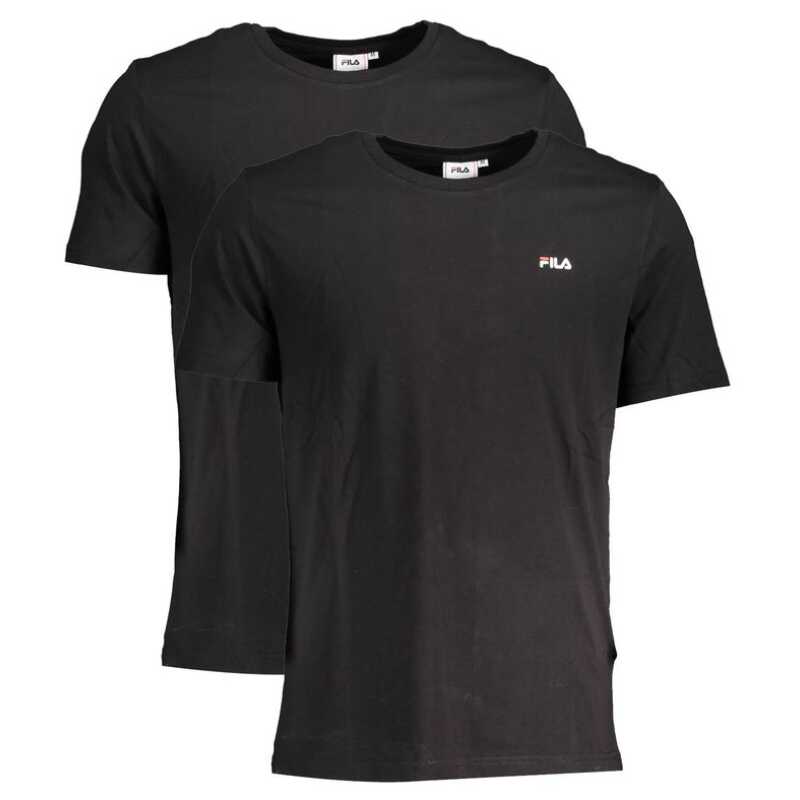 Fila Black Cotton Men TShirt, theFeinheit
