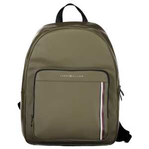 Tommy Hilfiger Green Polyethylene Men Backpack