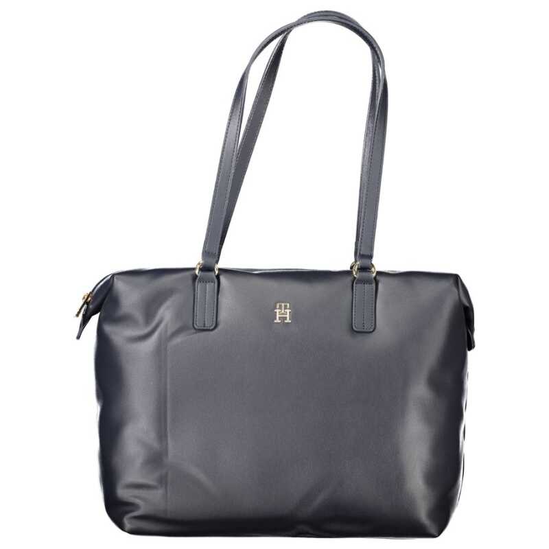 Tommy Hilfiger Blue Polyester Women Handbag, theFeinheit