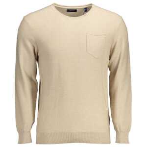 Gant Beige Cotton Men Sweater