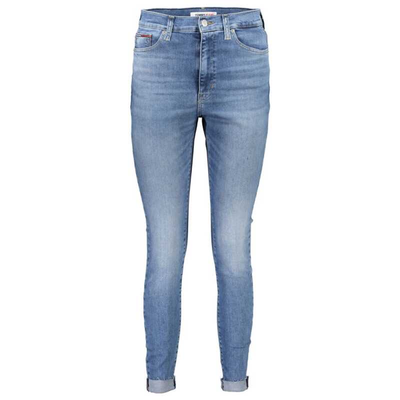 Tommy Hilfiger Light Blue Cotton Women Jean, theFeinheit