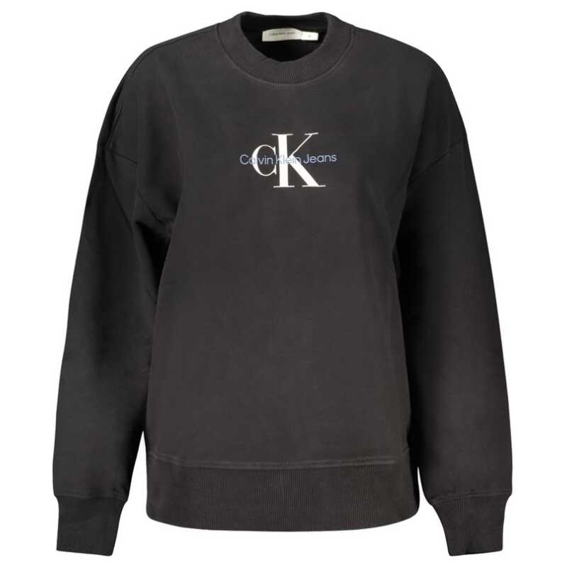 Calvin Klein Black Cotton Women Sweater, theFeinheit