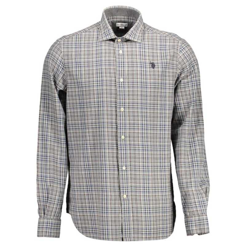 U.S. POLO ASSN. Brown Cotton Men Shirt, theFeinheit